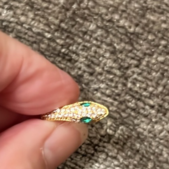 Savvy Cie 18K Over Silver Snake Earrings, New in Original Packaging, Gold Color - Picture 3 of 11